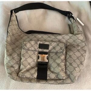 Vintage‎ Ralph Lauren Signature Gray & Black Purse